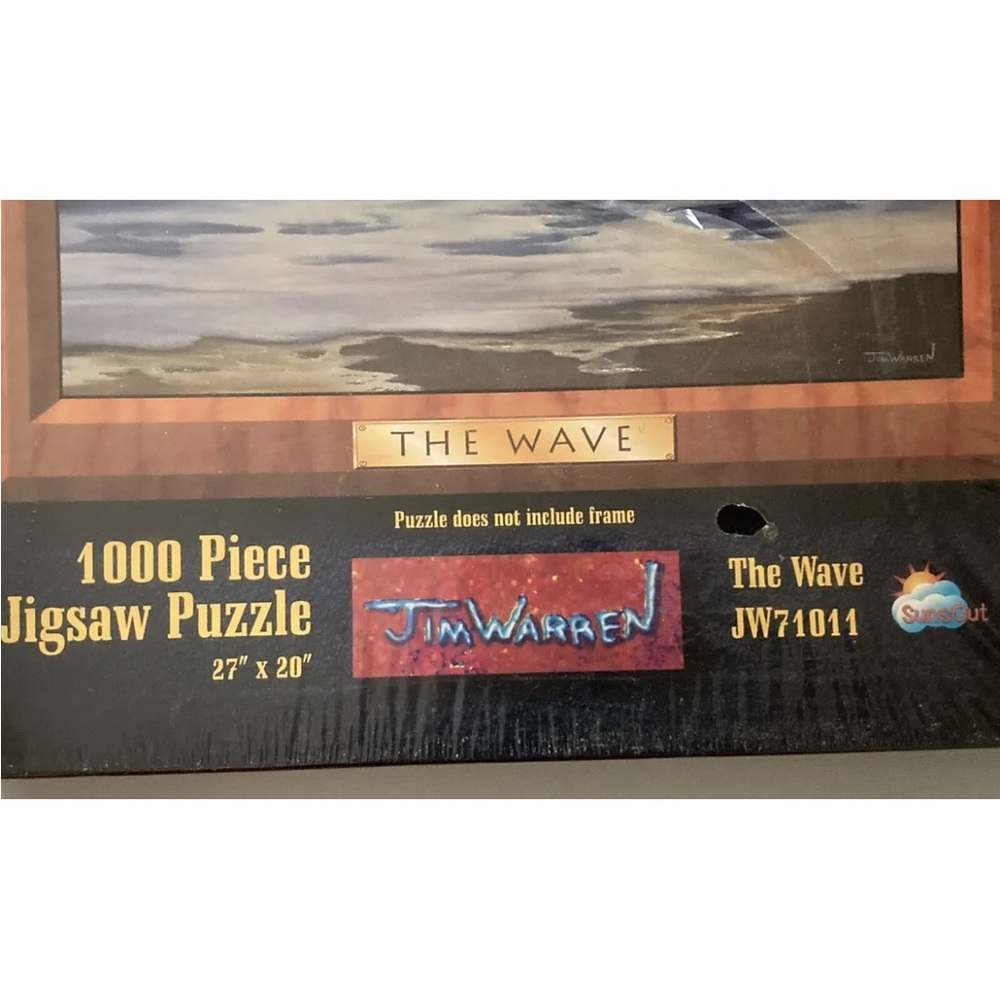 The Wave 1000 Piece Jigsaw Puzzle by Jim Warren New Sealed - Picture 2 of 4